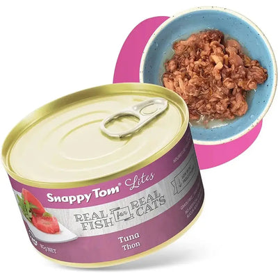 Snappy Tom Lites Tuna Flavor Canned Cat Food 24/3oz Snappy Tom