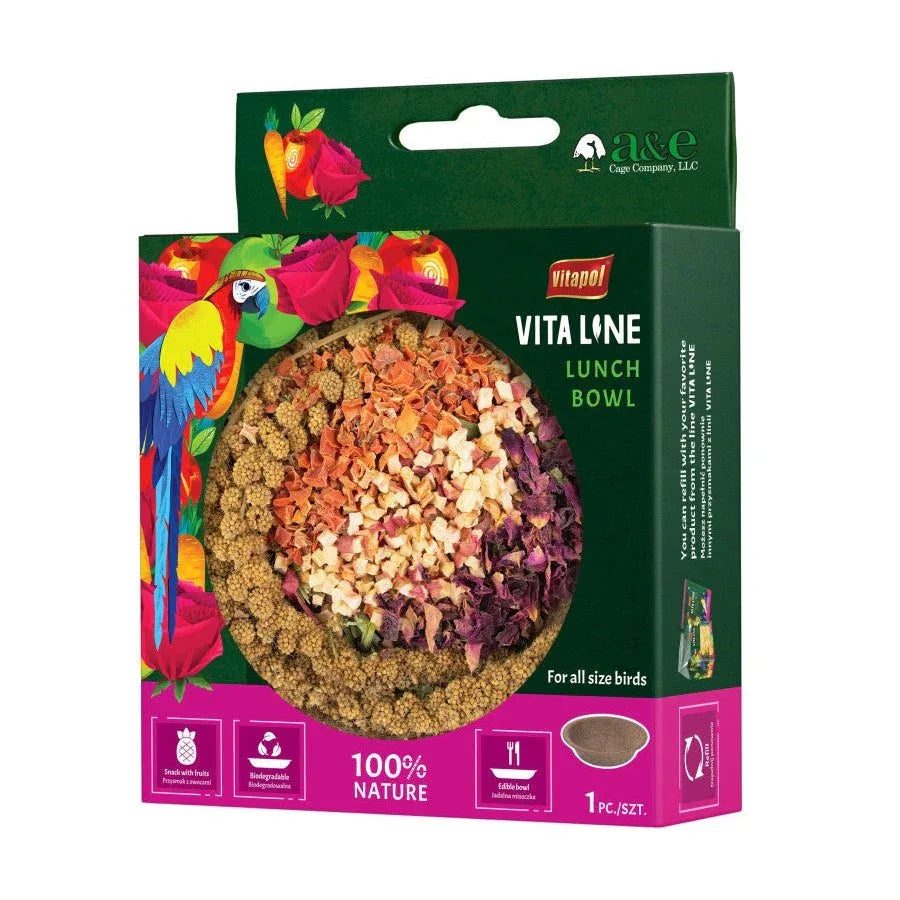 A & E Cages Vitapol Vitaline Millet Lunch Bowl for all Size Birds 0.86 lb - Talis Us