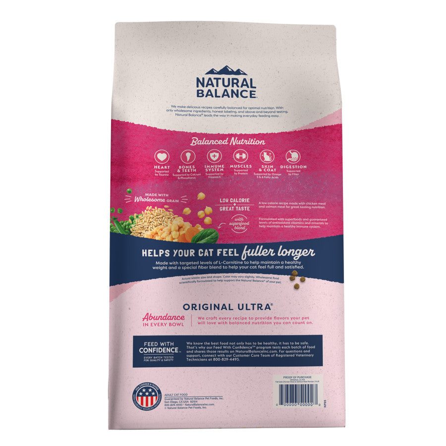 Crafted dry cat food for optimal whole body health and feline nutrition