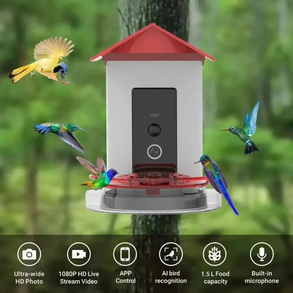 Talis - us Professional Hummingbird Feeder with Smart Al Camera - Talis Us
