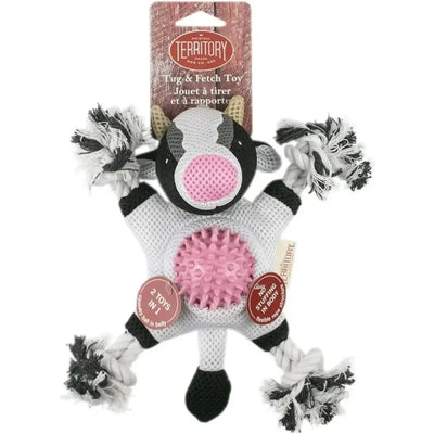 Territory 2 in 1 No Stuffing Removable Fetch Ball Tug Dog Toy - Talis Us