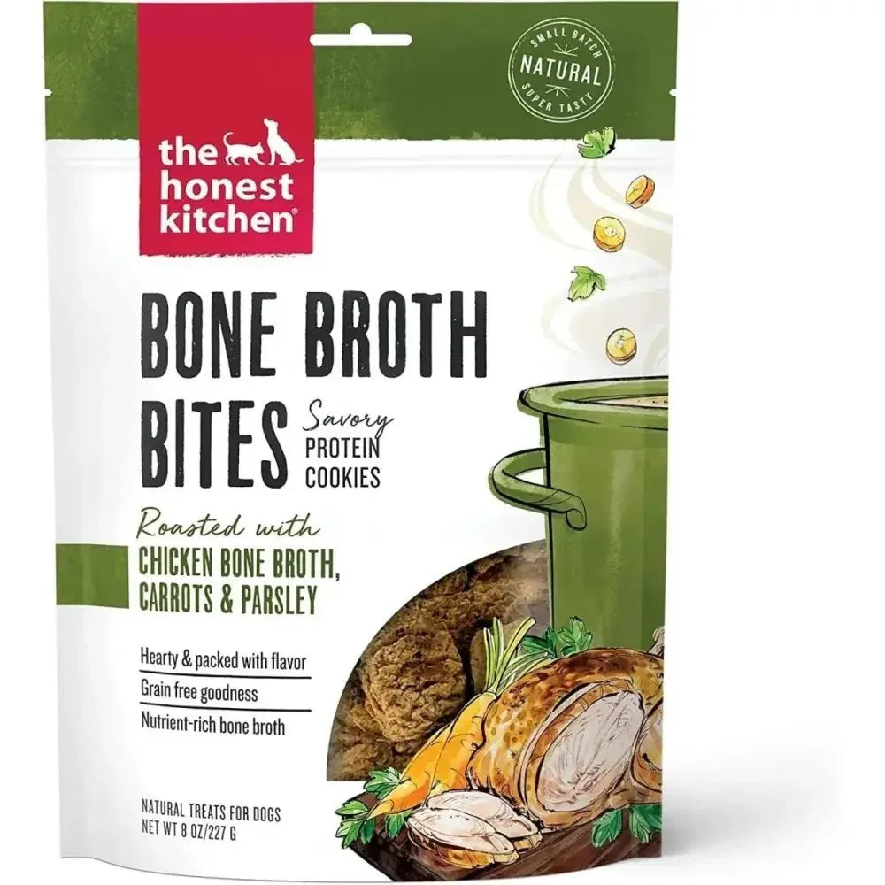 The Honest Kitchen Bone Broth Bites Dog Treats 8oz - Talis Us