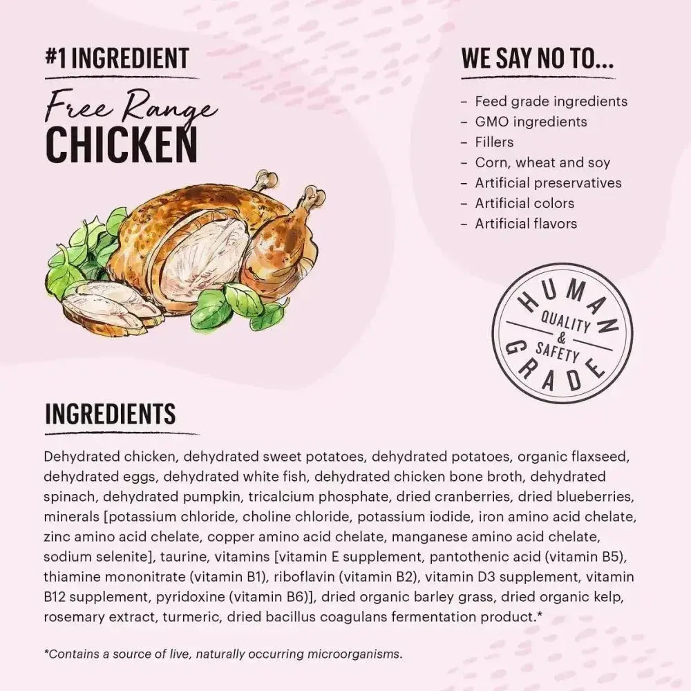 The Honest Kitchen Dehydrated Grain Free Chicken & Fish Cat Food - Talis Us