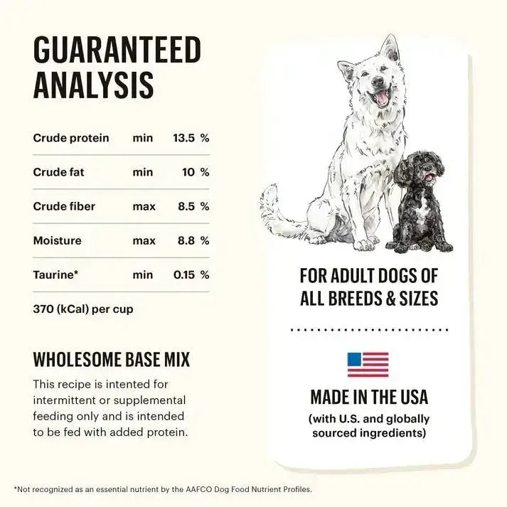 The Honest Kitchen Dehydrated Grain Free Veggie, Nut & Seed Base Mix Recipe Dog Food - Talis Us