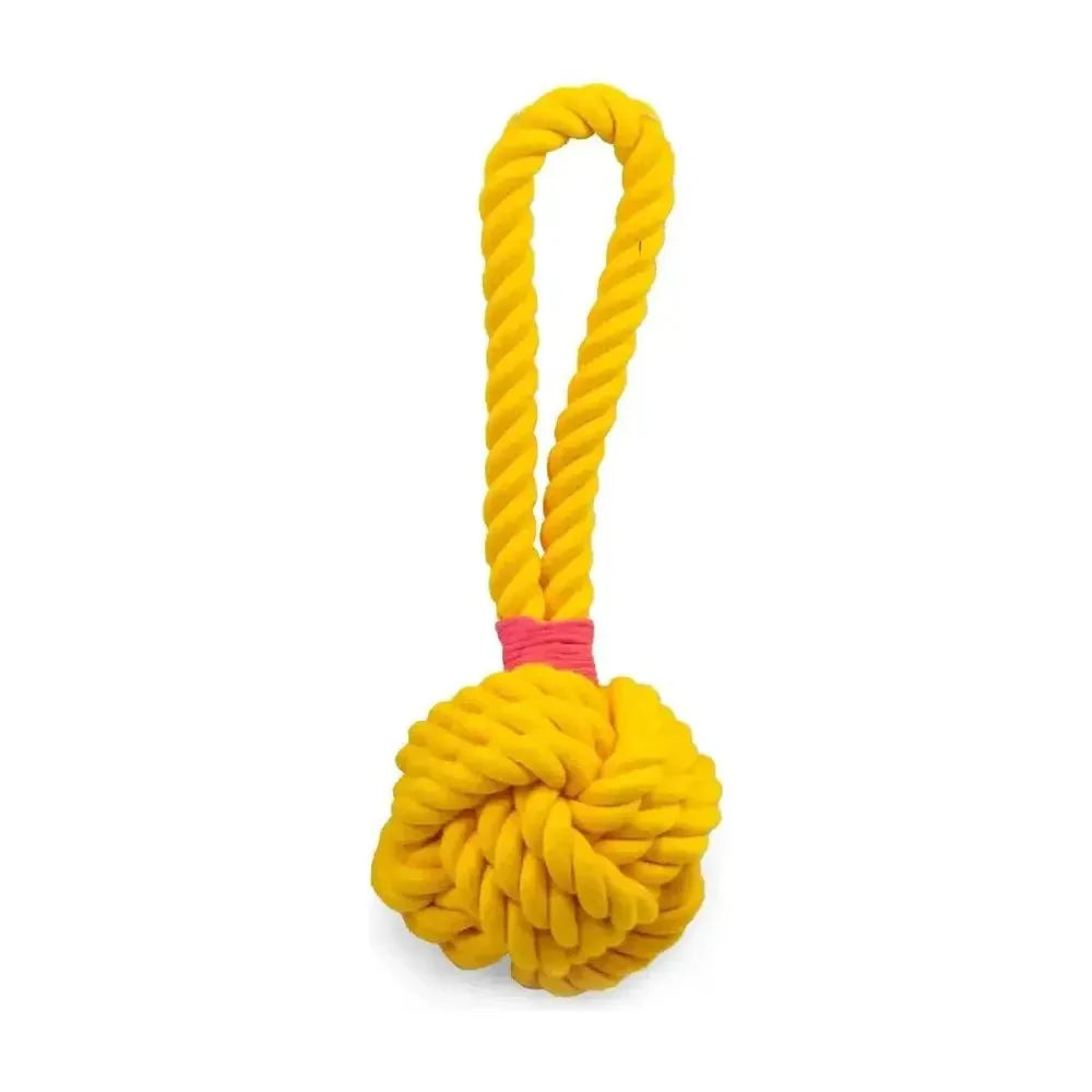 ThoozyPet Ball Tug Rope Dog Toy with Handle - Talis Us