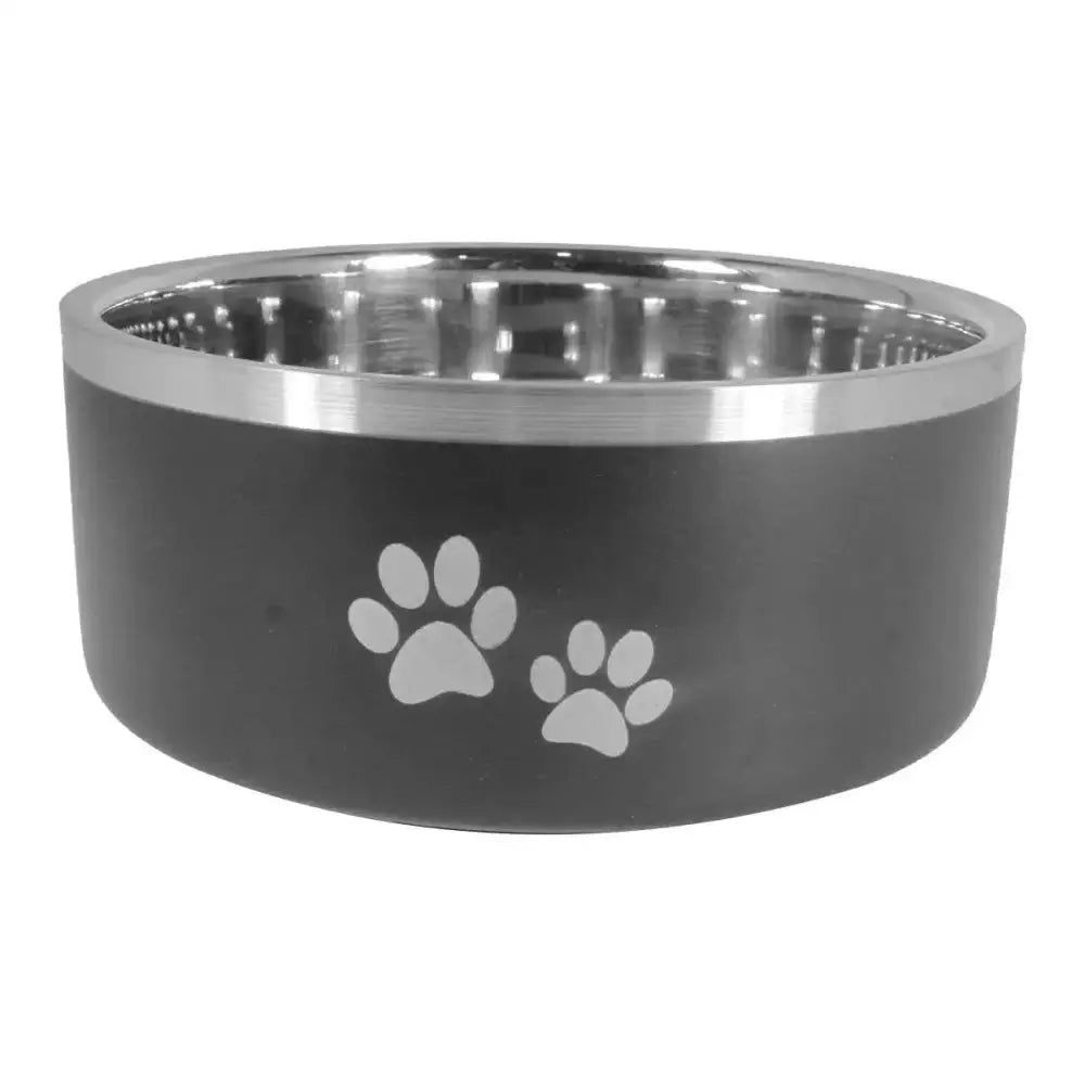 ThoozyPet Double Wall Dog & Cat Bowl with Paws - Talis Us