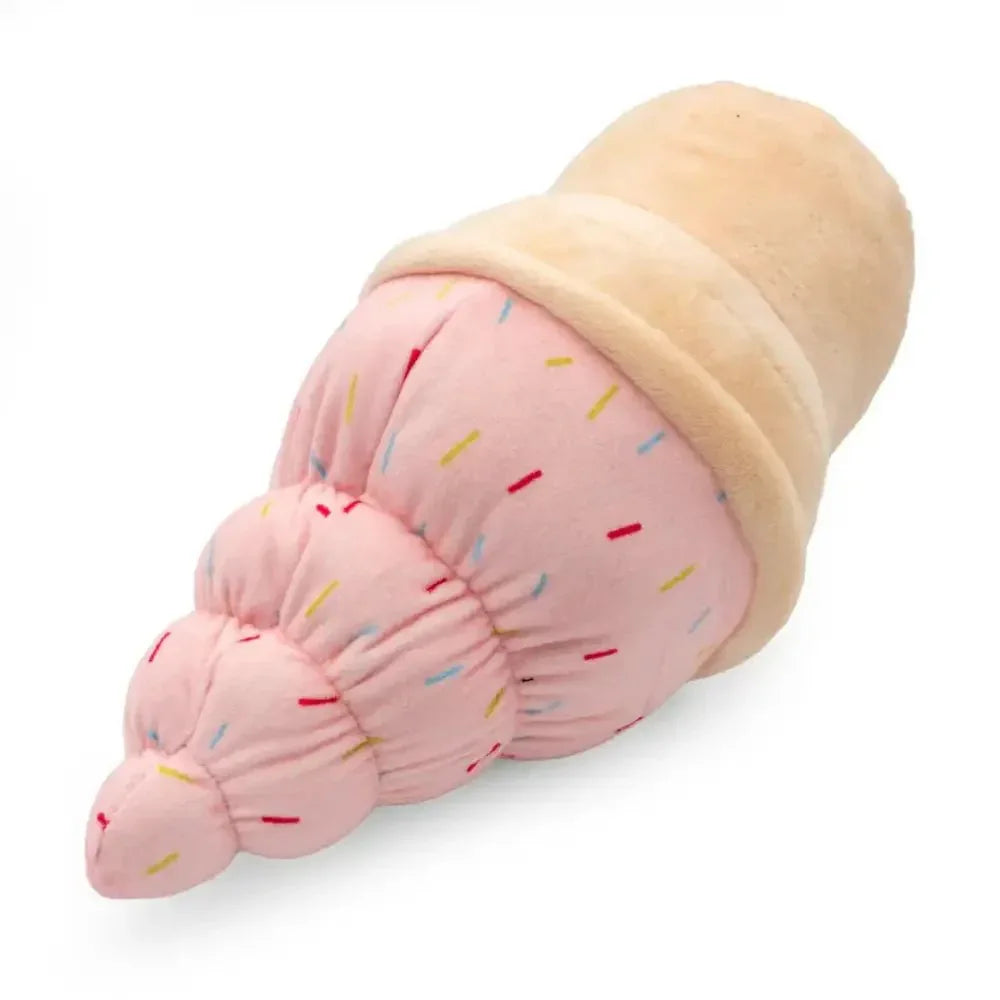 ThoozyPet Ice Cream Cone Dog Toy - Soft Plush Fun 8” - Talis Us