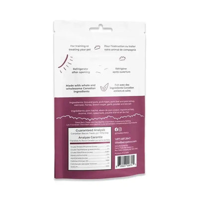 Tilted Barn Pet Canadian Bacon Recipe Miniwags Dog Treats 3.53oz - Talis Us