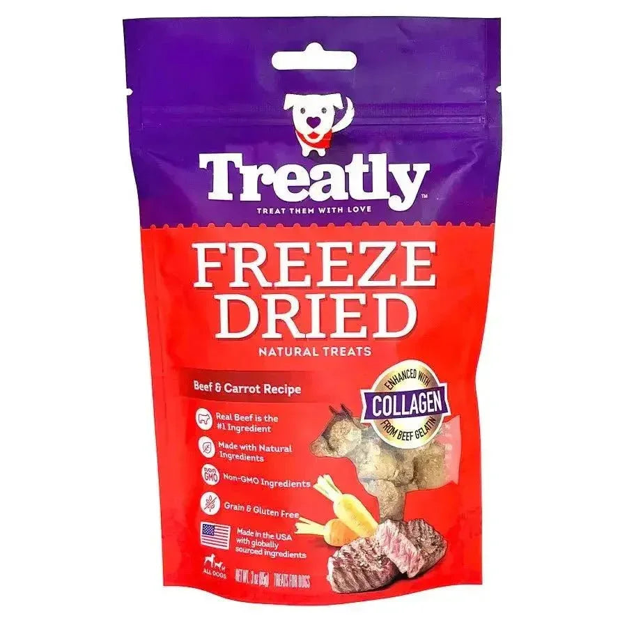 Treatly Freeze Dried Dog Treats 3 oz - Talis Us