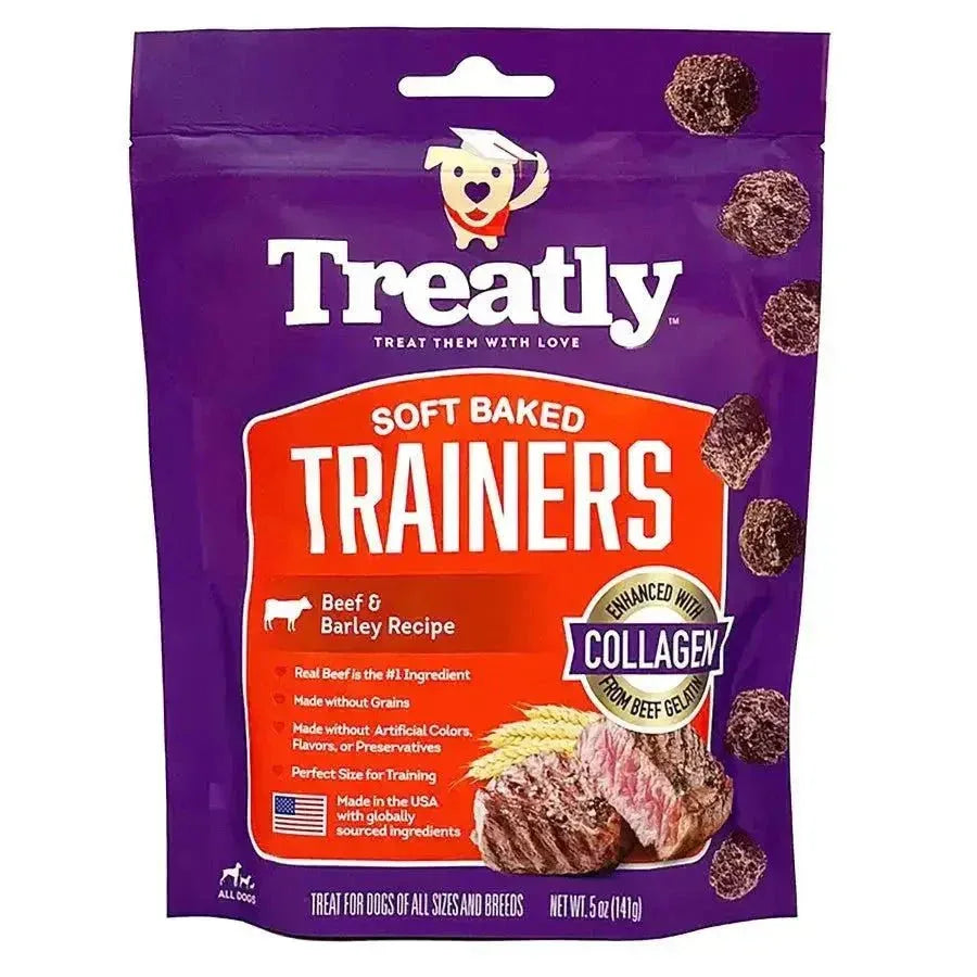 Treatly Soft Baked Trainers Dog Treats 5 oz - Talis Us