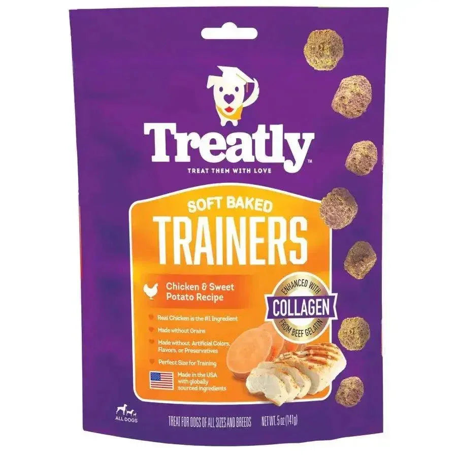 Treatly Soft Baked Trainers Dog Treats 5 oz - Talis Us