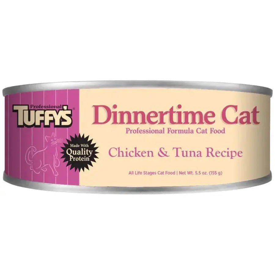 Tuffy's Dinnertime Chicken & Tuna Canned Cat Food 24ea/5.5 oz - Talis Us