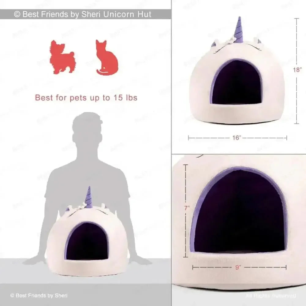 Unicorn Novelty Hut Pink Sentiments WP