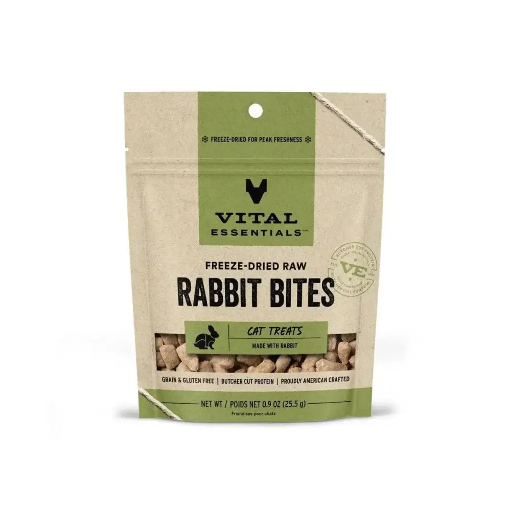 Vital Essentials® Freeze - Dried Rabbit Bites Cat Treats, 0.9 oz - Talis Us