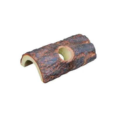 Weco Products Wecorama Sleepy Hollows Giant Pine Bark Lodge Terrarium Ornament Lodge Brown, Yellow Weco CPD