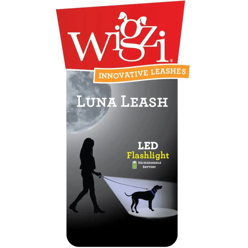 Wigzi Luna LED Reflective Rope Leash Heavy with Gel Handle - Talis Us