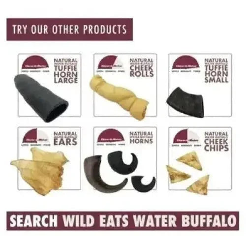 Wild Eats Water Buffalo Horn w/Pizzle Dog Treat - Talis Us