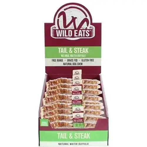 Wild Eats Water Buffalo Tail & Steak Dog Treat - Talis Us