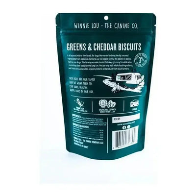 Winnie Lou Greens & Cheddar Pretzels Dog Treats 4 oz - Talis Us