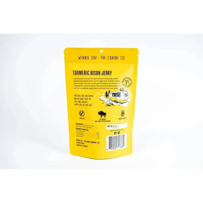 Winnie Lou Turmeric Bison Jerky Dog Treats 2.5 oz. - Talis Us