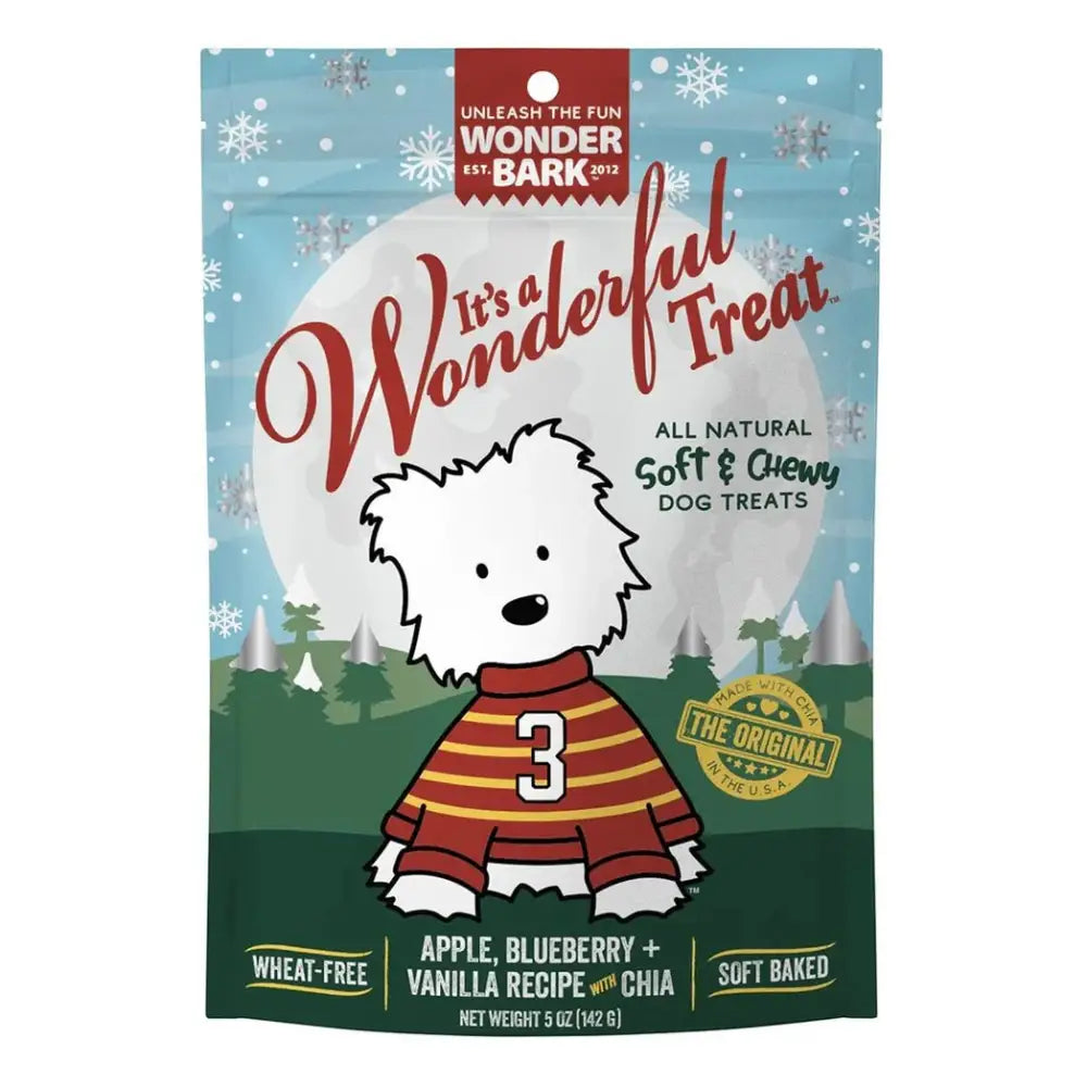 Wonder Bark Soft Baked Christmas Dog Treats - Apple & Blueberry - Talis Us
