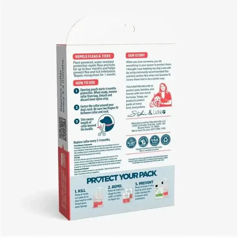 Wondercide Natural Flea, Tick & Mosquito Repellent Dogs Collar - Talis Us