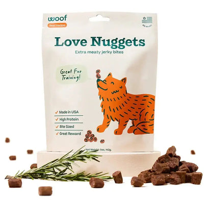 Woof Pet Love Nuggets Beef Training Treats - Talis Us