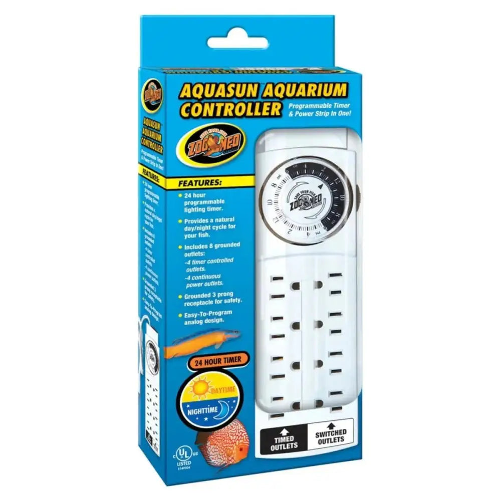 Zoo Med AquaSun Aquarium Controller Timer and Power Strip - Talis Us