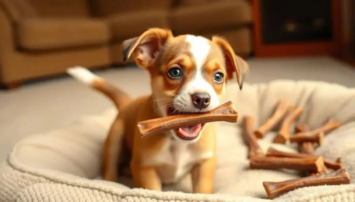 10 Bully Sticks for Puppy Solo Play - Talis Us