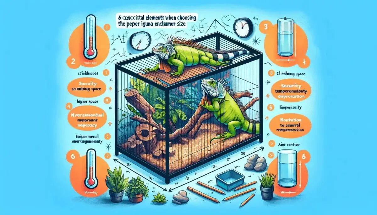 7 Essential Tips for Choosing the Right Iguana Enclosure Size