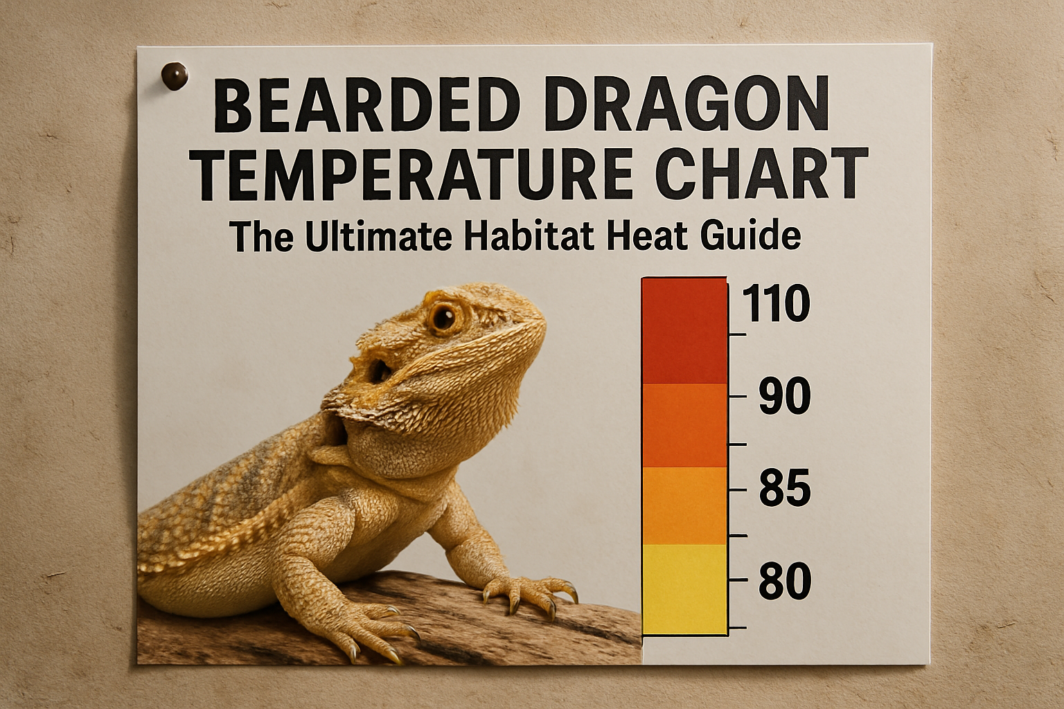 Bearded Dragon Temperature Chart The Ultimate Habitat Heat Guide