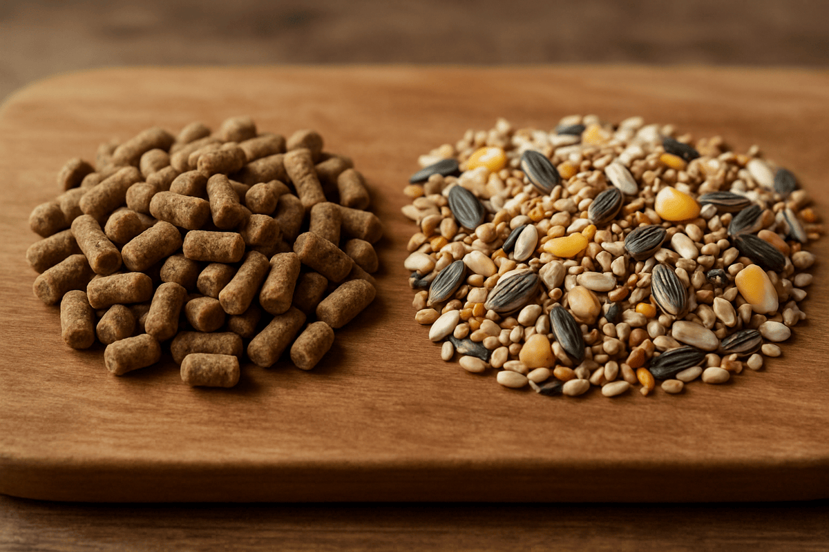 Bird Food Pellets vs Seed Mix A Simple Guide To Better Nutrition