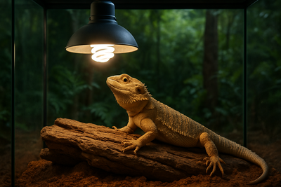 Forest Reptile UVB Lighting Setup Made Simple
