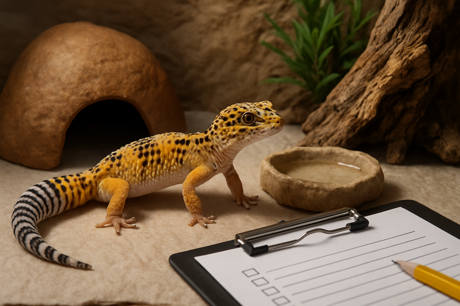 Leopard Gecko Care for Beginners The Ultimate Setup Checklist