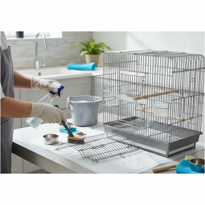 Bird Cage Cleaning: A Step-by-Step Guide