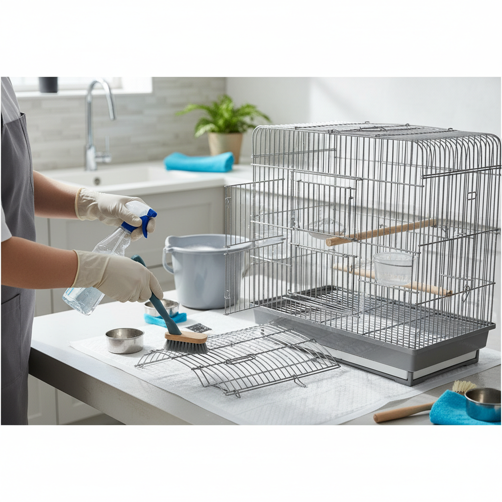 Bird Cage Cleaning: A Step-by-Step Guide