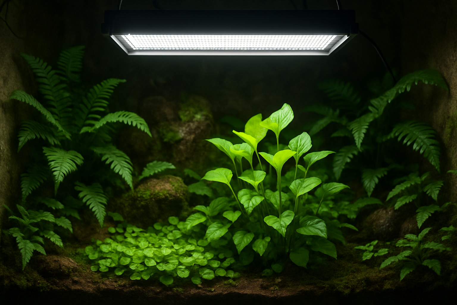 Vivarium Lighting Setup That Supercharges Plant Growth