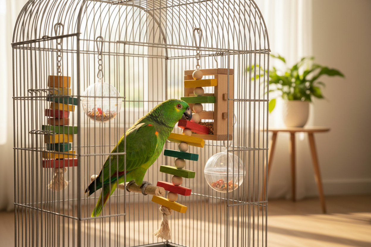 Boost Your Bird's Brainpower: Essential Mental Enrichment Toys for Feathered Friends
