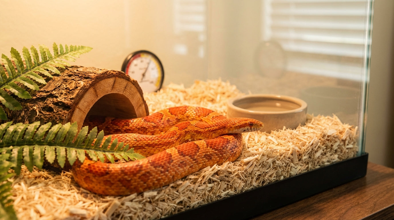 What's the Safest Corn Snake Setup for Beginners?