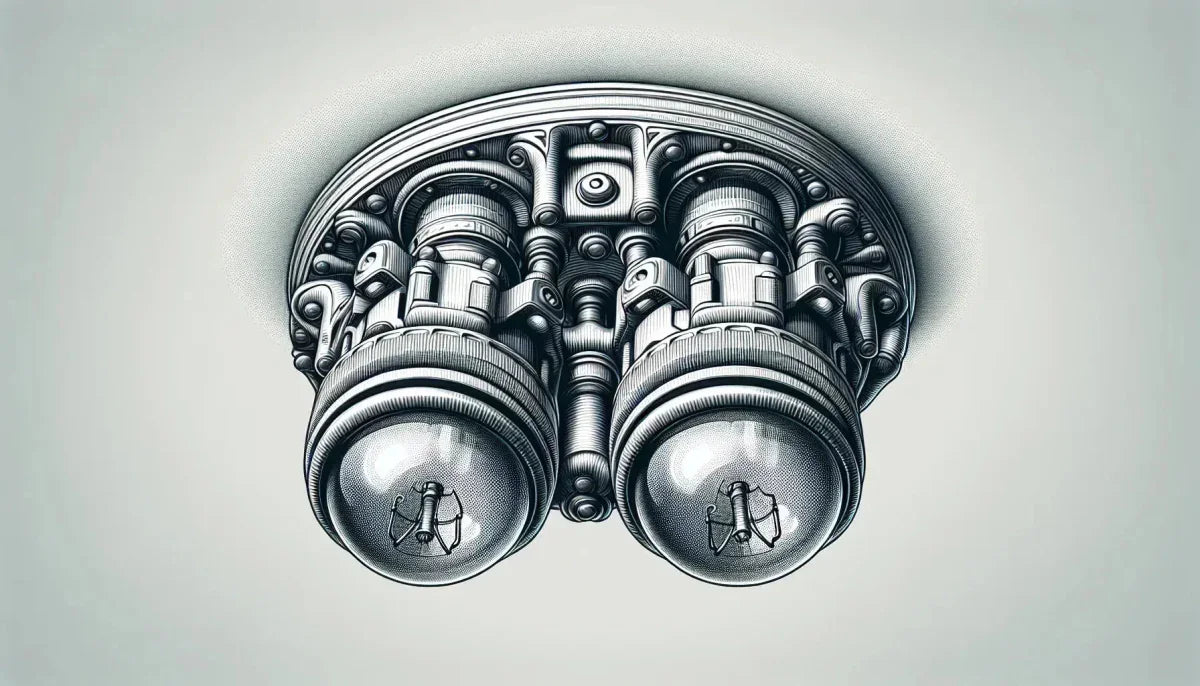 double light bulb fixture - Talis Us