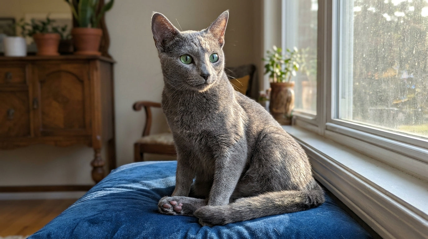 Russian Blue Cats & Kittens: The Complete Breed Guide