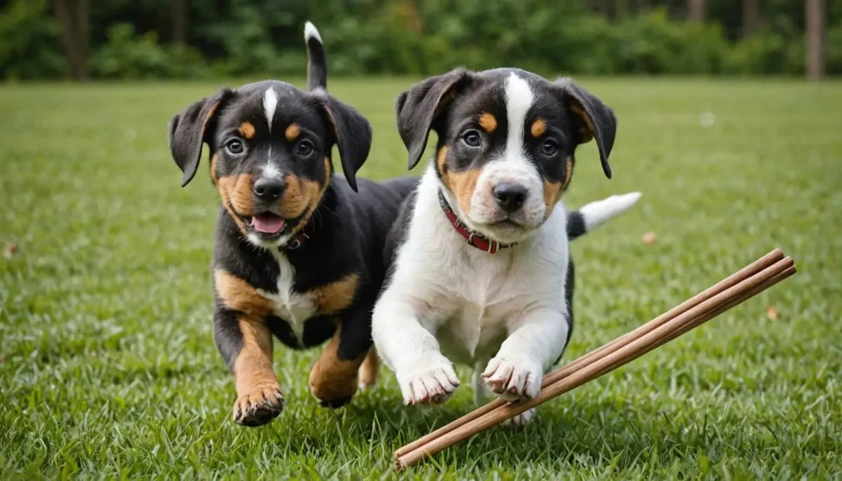 Enhance Pack Play with Bully Sticks for Puppies - Talis Us
