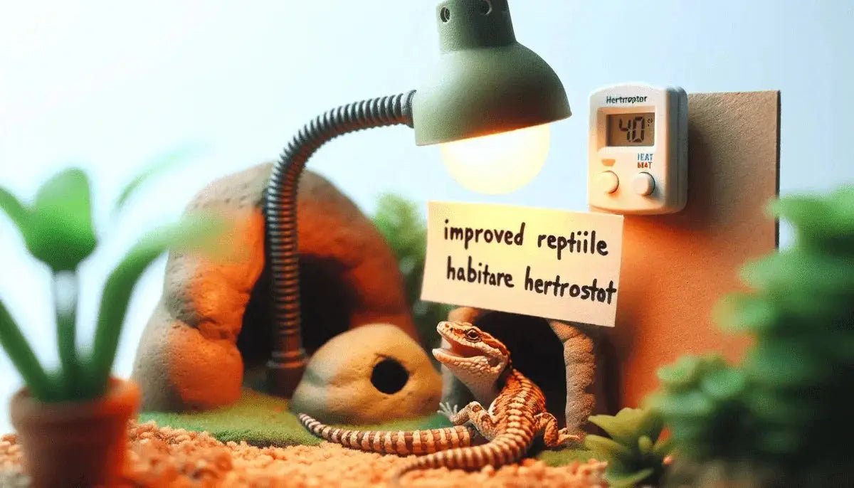 Enhance Your Reptile's Habitat with a Heat Mat and Thermostat