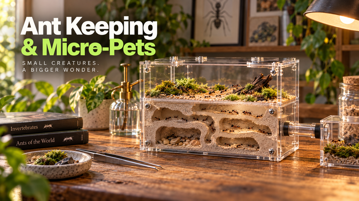 Ant Keeping and Micro-Pets Formicarium Nest Setup