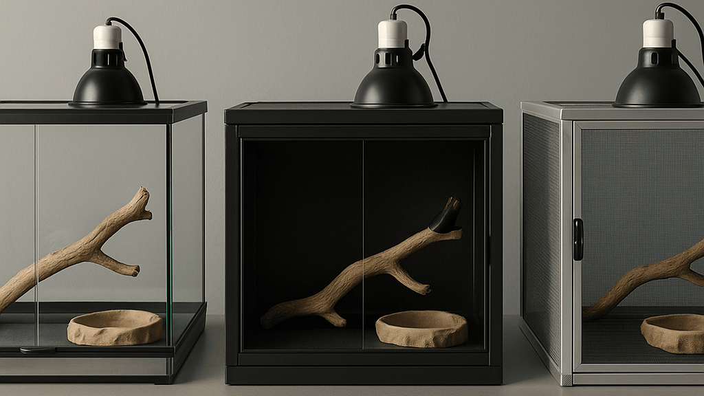Glass vs. PVC vs. Mesh: How to Choose a Reptile Habitat