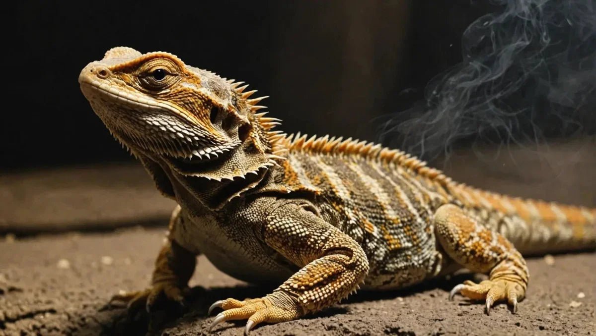 How long can a bearded dragon go without heat