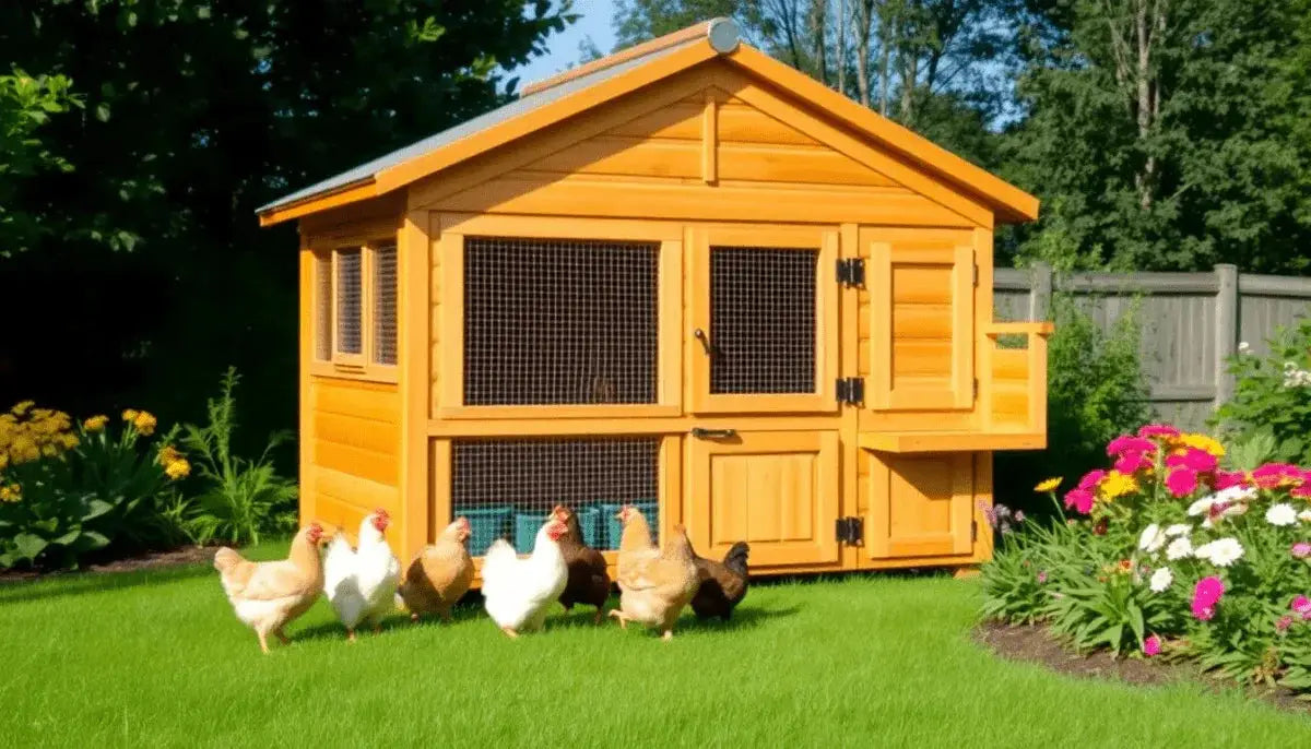 The Ideal Chicken Coop Size for 6 Chickens