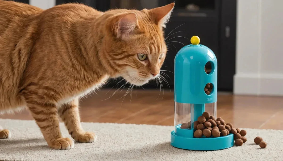 Keep Your Cat's Mind Sharp with a Cat Toy Treat Dispenser