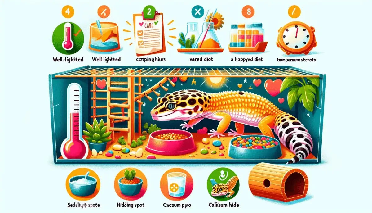 Leopard Gecko Care: 7 Secrets to a Happy, Healthy Pet - Talis Us