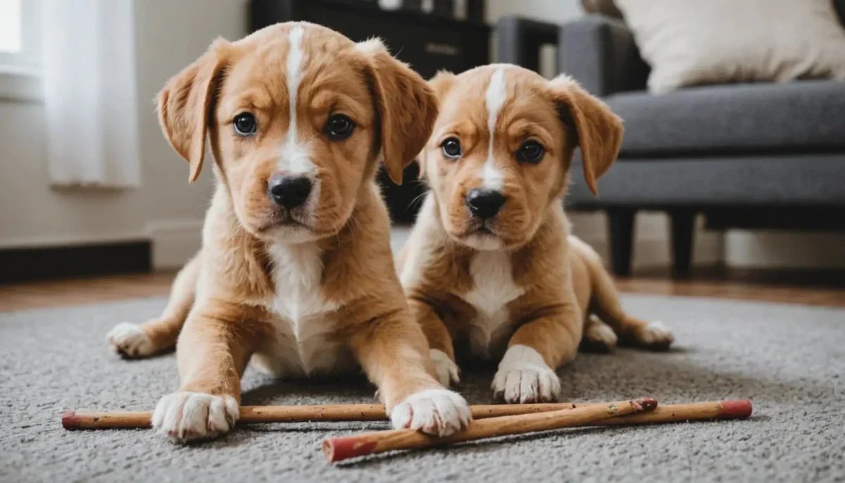 Mental Stimulation with Bully Sticks for Puppies - Talis Us